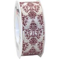 PRAESENT Ornament 2384020-020 Créme, Altrosa 40 mm x 20 m 2 Stück