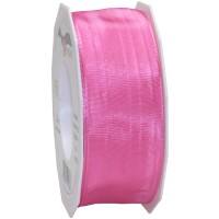 PRAESENT Seidenband 4644025-020 Pink 40 mm x 25 m 2 Stück