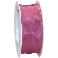 PRAESENT Seidenband 4644025-219 Altrosa 40 mm x 25 m 2 Stück