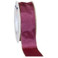 PRAESENT Seidenband 4724025-603 Beerensorbet 40 mm x 25 m 2 Stück