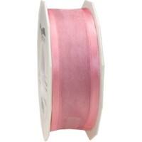 PRAESENT Organza 4834025-604  Hellrosa 40 mm x 25 m 2 Stück