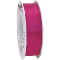 PRAESENT Organza 6072525-169 Magenta  25 mm x 25 m 2 Stück