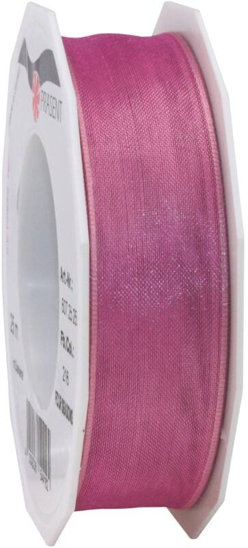 PRAESENT Organza 6072525-216 Altrosa  25 mm x 25 m 2 Stück