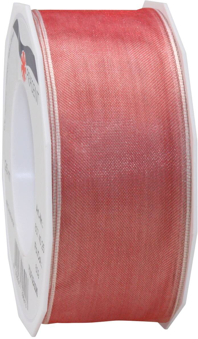 PRAESENT Organza 6074025-009  Melone  40 mm x 25 m 2 Stück