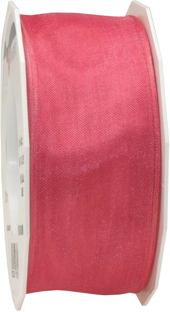 PRAESENT Organza 6074025-606  Koralle  40 mm x 25 m 2 Stück