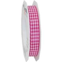 PRAESENT Motivband 6191520-616 Magenta, Weiß 15 mm x 20 m 2 Stück