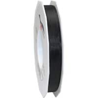 PRAESENT Taftband 6051550-613 Schwarz 15 mm x 50 m 2 Stück