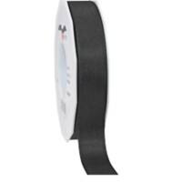 PRAESENT Taftband 6052550-613 Schwarz 25 mm x 50 m 2 Stück