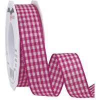 PRAESENT Motivband 6192520-616 Magenta, Weiß 25 mm x 20 m 2 Stück