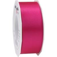 PRAESENT Doppelsatin 7184025-606 Magenta 40 mm x 25 m 2 Stück