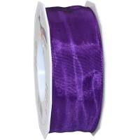 PRAESENT Seidenband 4644025-610 Violett 40 mm x 25 m 2 Stück