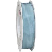 PRAESENT Seidenband 4642525-201 Aquamarin 25 mm x 25 m 2 Stück