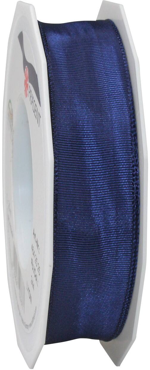 PRAESENT Seidenband 4642525-244 Marineblau 25 mm x 25 m 2 Stück