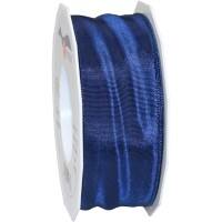 PRAESENT Seidenband 4644025-244 Marineblau 40 mm x 25 m 2 Stück