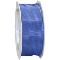 PRAESENT Seidenband 4644025-712 Indigo 40 mm x 25 m 2 Stück