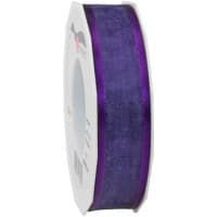 PRAESENT Organza 4832525-610 Violett 25 mm x 25 m 2 Stück