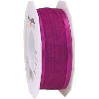 PRAESENT Organza 4834025-616  Purpur 40 mm x 25 m 2 Stück
