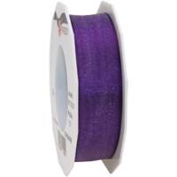 PRAESENT Organza 6072525-710 Violett  25 mm x 25 m 2 Stück