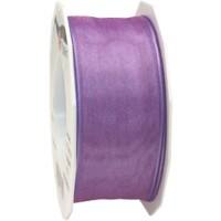 PRAESENT Organza 6074025-610  Lila  40 mm x 25 m 2 Stück