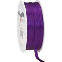 PRAESENT Doppelsatin 7180650-610 Violett 6 mm x 50 m 2 Stück