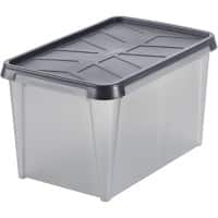 SmartStore Aufbewahrungsbox Dry 50 L Anthrazit PP (Polypropylene) 350 x 600 x 400 mm  4 Stück