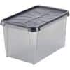 SmartStore Aufbewahrungsbox Dry 50 L Anthrazit PP (Polypropylene) 40 x 60 x 35 cm 4 Stück