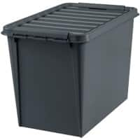 SmartStore Aufbewahrungsbox Recycled 65 61 L Grau PP (Polypropylene) 39 x 59 x 43 cm 3 Stück