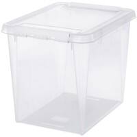 SmartStore Aufbewahrungsbox Home 50 52 L Transparent, Weiß PP (Polypropylene) 39 x 50 x 41 cm 3 Stück