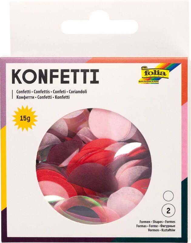 Folia Konfetti Pink Party