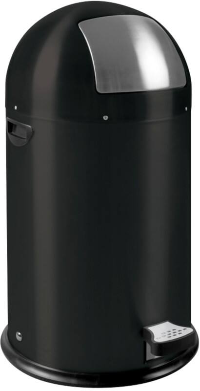 EKO Treteimer Stahl 33 L 38 (B) x 43,5 (T) x 70 (H) cm Schwarz