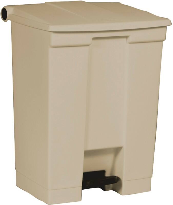 Rubbermaid Polyethylen-Treteimer 68 L 41 (B) x 50,2 (T) x 67,3 (H) cm Creme