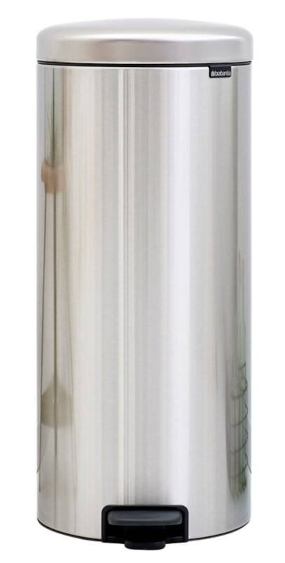 Brabantia Edelstahl Treteimer 30 L 29,3 (B) x 38 (T) x 67,9 (H) cm Silber