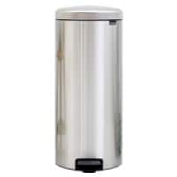 Brabantia Edelstahl Treteimer 30 L 29,3 (B) x 38 (T) x 67,9 (H) cm Silber