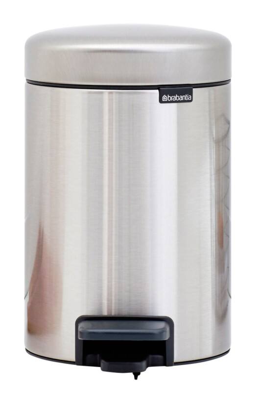 Brabantia Edelstahl Treteimer 3 L 16,8 (B) x 23,5 (T) x 26,4 (H) cm Silber