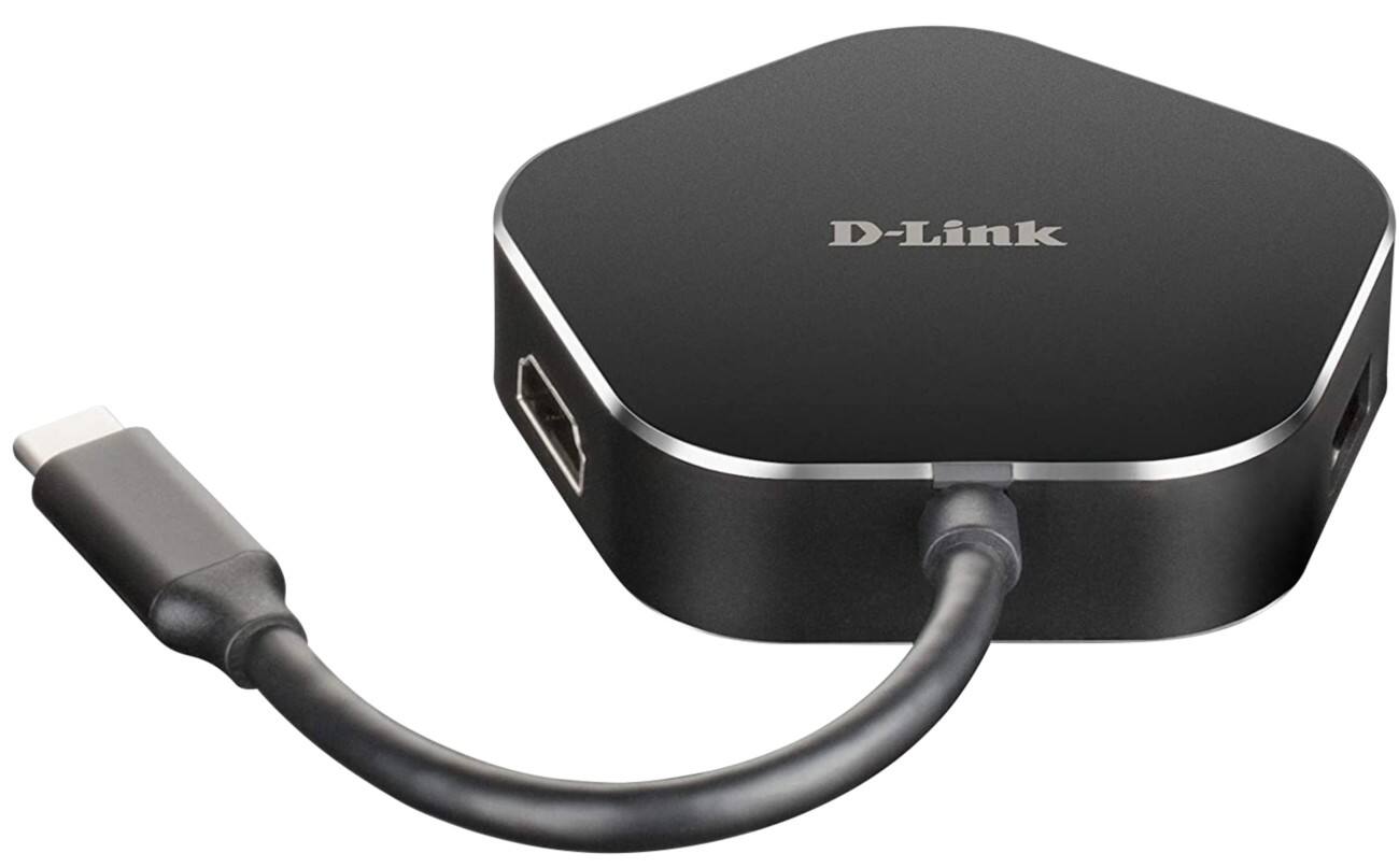 D-Link Docking Station DUB-M420 Schwarz, Silber