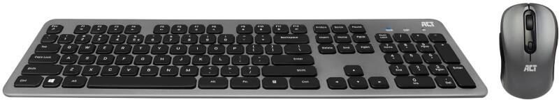ACT Tastatur und Maus AC5710 Grau QWERTY (US)