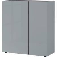 GERMANIA Melamin Aufbewahrungsschrank Grau, Silber 940 x 430 x 1.030 mm