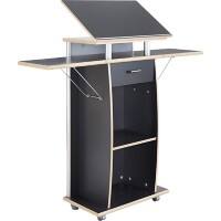 GERMANIA Stehpult 0469-58 Dunkelgrau 700 x 370 x 1300 mm