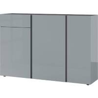 GERMANIA 2529-587 GW-MESA Sideboard Melamin 1.520 x 430 x 1.030 mm Grau, Silber