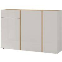 GERMANIA 2529-575 GW-MESA Sideboard Melamin 1.520 x 430 x 1.030 mm Eiche Beige, Hellbraun