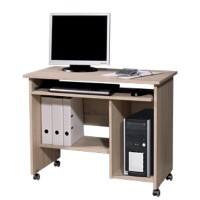 GERMANIA Rechteckig Computer-Schreibtisch Eiche Holz, Kunststoff 900 x 480 x 720 mm
