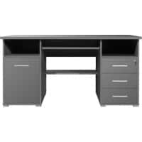 Germania Schreibtisch 484 Anthrazit 1.450 x 700 x 750 mm