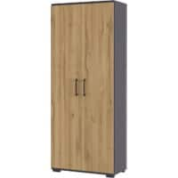 Germania Aktenschrank GW-Profi 2.0 4250-564 Dunkelgrau, Hellbraun 800 mm (B) x 400 mm (T) x 2000 mm (H)