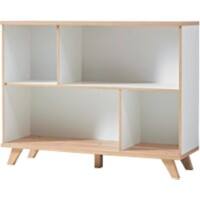 Germania Regal Oslo Sonoma-Eiche, Weiß 1.200 x 400 x 910 mm