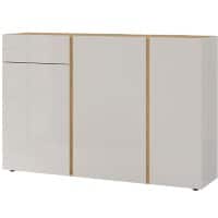 GERMANIA GW-MESA Sideboard Melamin 1.520 x 430 x 1.030 mm Eiche Beige, Hellbraun