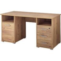 Germania Schreibtisch 4080-243 Braun 1.440 x 690 x 750 mm