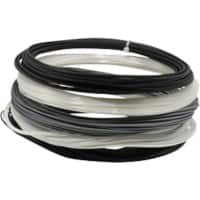 renkforce Filament PLA (Polymilchsäure) 1.75 mm Silber, Weiß, Schwarz RF-4738598