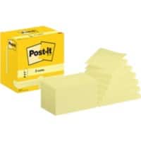 Post-it Sticky Z-Notes Haftnotizen R350 CY 67 x 127 mm 100 Blatt pro Block 12 Stück