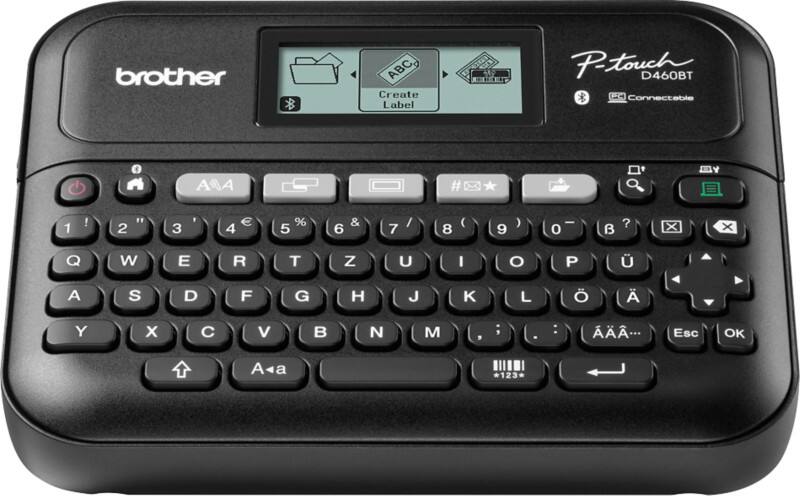 Brother Etikettendrucker PTD460BTVPRG1 QWERTZ (DE) Schwarz
