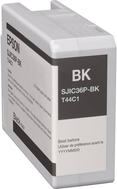 Epson SJIC36PK Original Tintenkartusche C13T44C140 Schwarz
